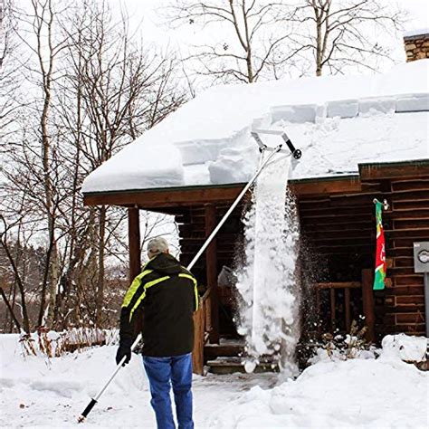 roof snow removal tools for skid steer|snow rakes for metal roofs.